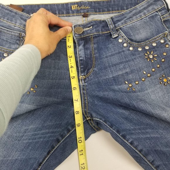 KUT for the Kloth Embellished Bootcut Jeans 10 - Picture 9 of 14